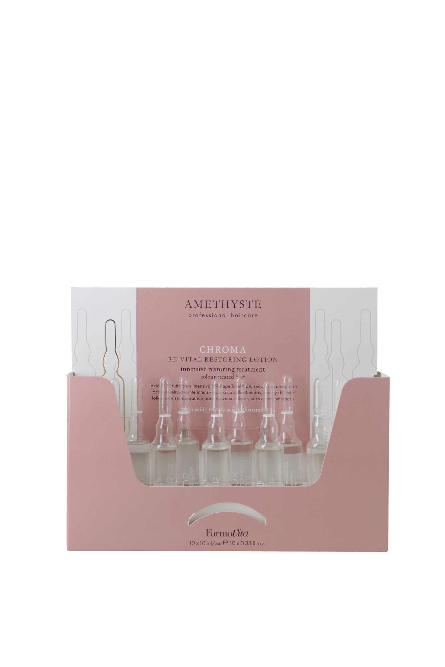 AMETHYSTE CHROMA - Re-vital Restoring Lotion 10 x 10ml BY FARMAVITA
