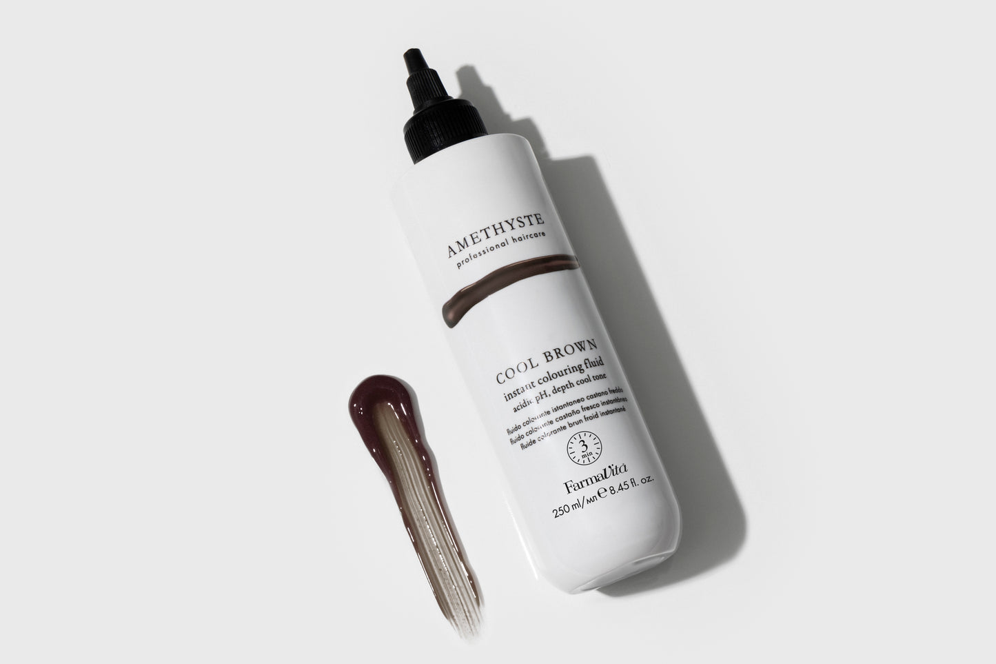 AMETHYSTE COOL BROWN - Instant Colouring Fluid 250ml by Farmavita
