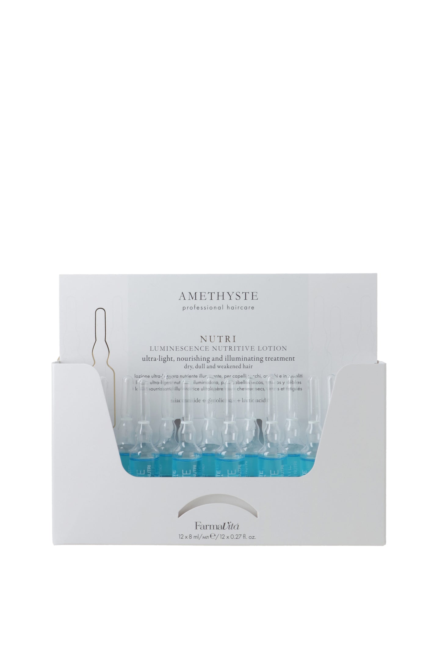 AMETHYSTE NUTRI - Luminescence Nutritive Lotion 12 x 8 ml by Farmavita