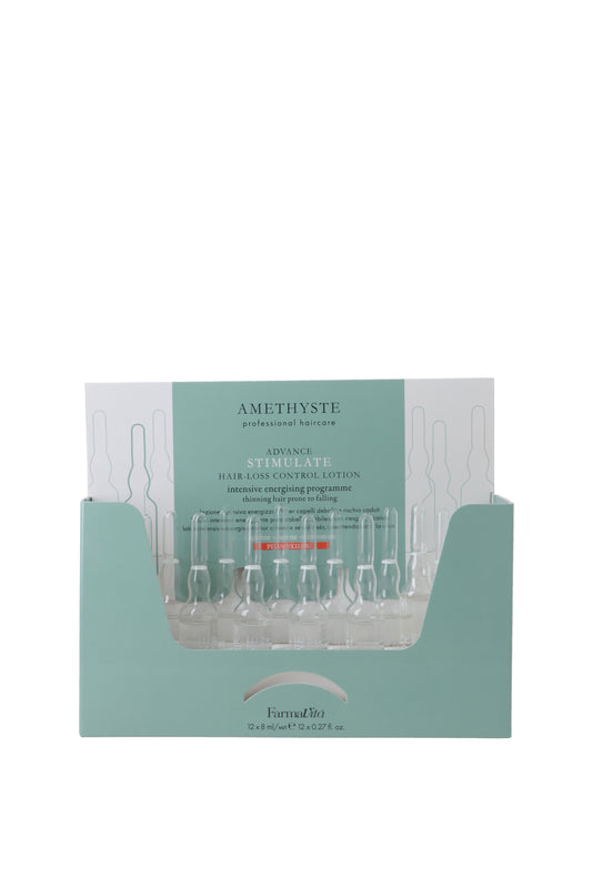 AMETHYSTE ADVANCE STIMULATE - Hair Loss Control Lotion 12 x 8ml by Farmavita