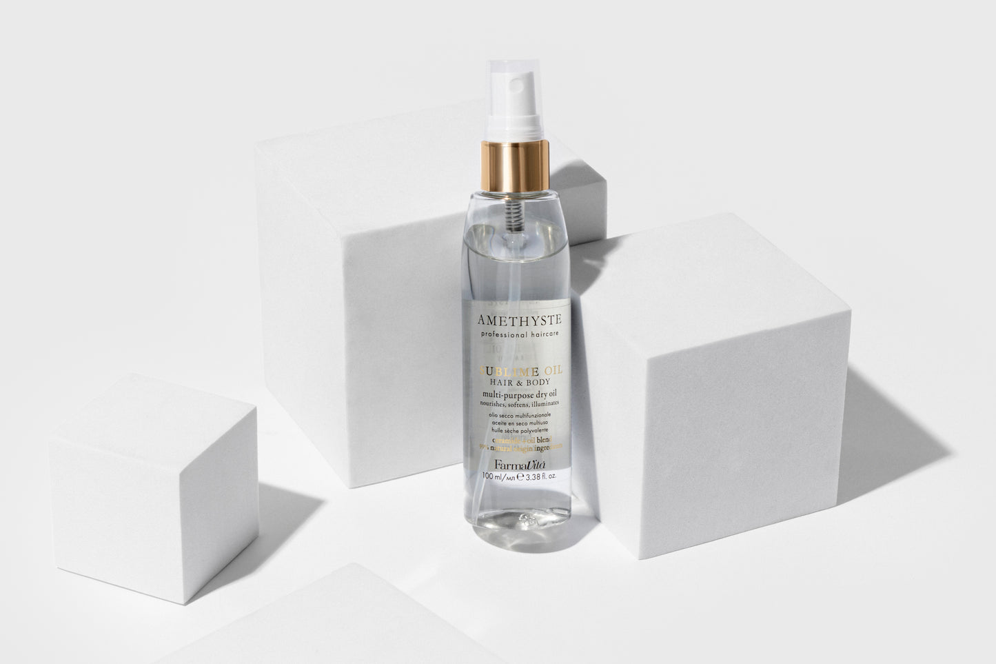 AMETHYSTE SUBLIME OIL - Hair & Body Multi-purpose Dry Oil 100ml by Farmavita