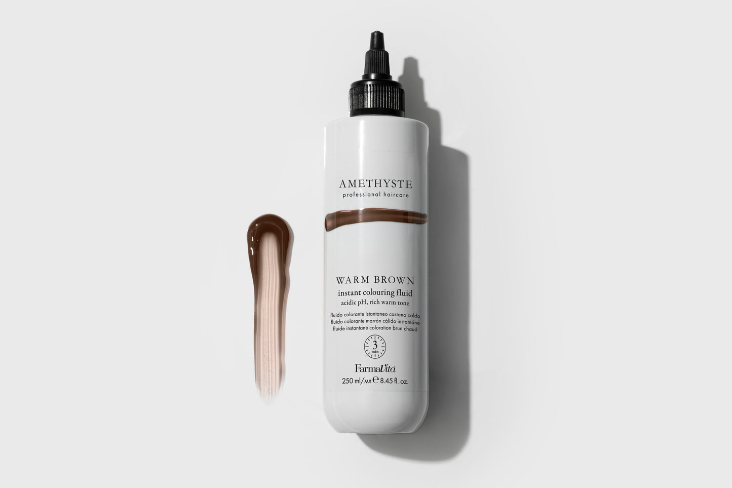 AMETHYSTE WARM BROWN - Instant Colouring Fluid 250ml by Farmavita